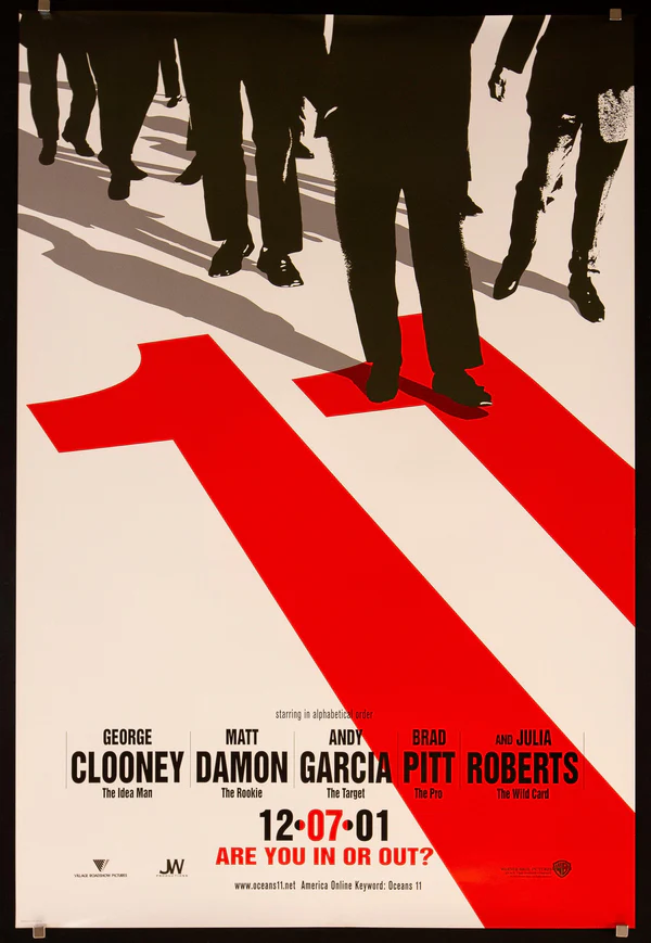 Ocean's 11 Movie Poster